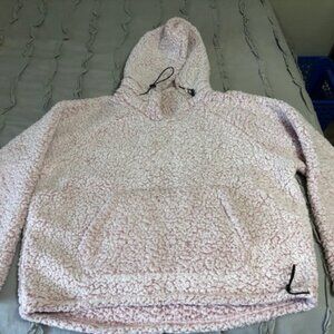 PINK Victoria's Secret Sherpa Teddy Pullover Sweatshirt